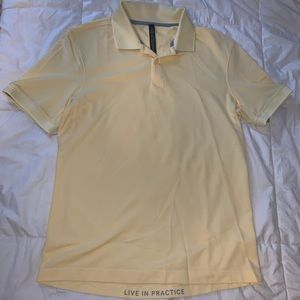 Men’s LuluLemon Yellow Polo Shirt